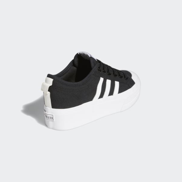 Adidas Nizza Plate-forme Chaussures Blanc