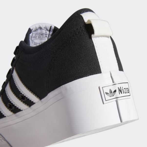 Adidas Nizza Plate-forme Chaussures Blanc