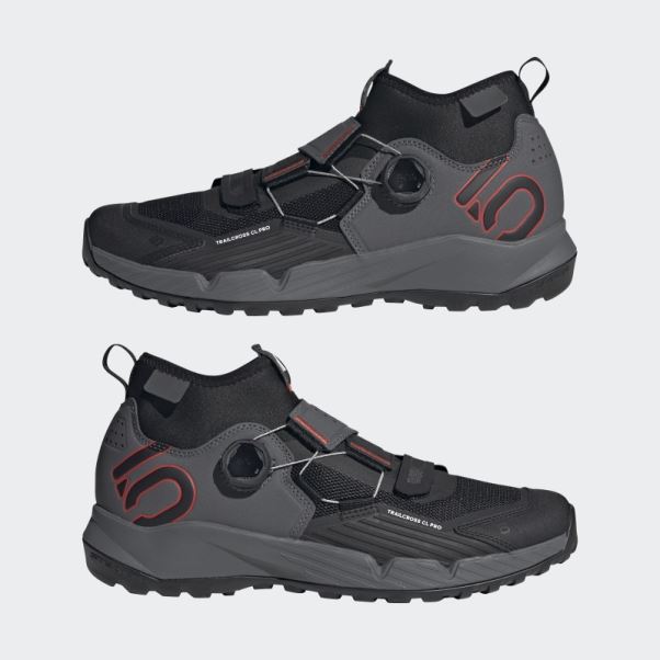 Chaussures VTT 5.10 Trailcross Pro Clip-in Grises Adidas