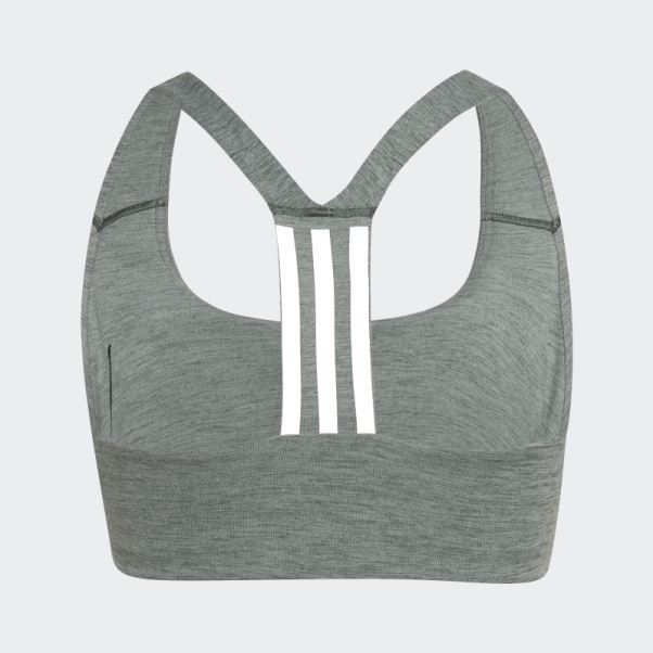 Soutien-gorge D'entraînement à Maintien Moyen Adidas Green Oxide Mel Powerimpact