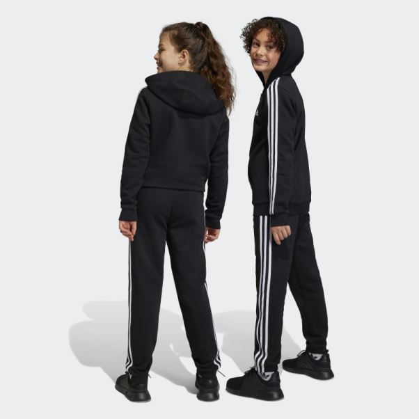 Pantalon De Jogging En Molleton à 3 Bandes Essentials Noir Adidas