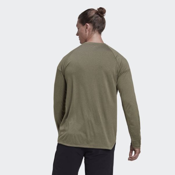 Adidas Orbite Vert Maillot Cinq Dix Manches Longues