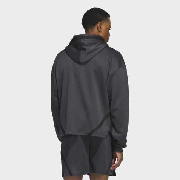 Sweat à Capuche Adidas Select Carbone