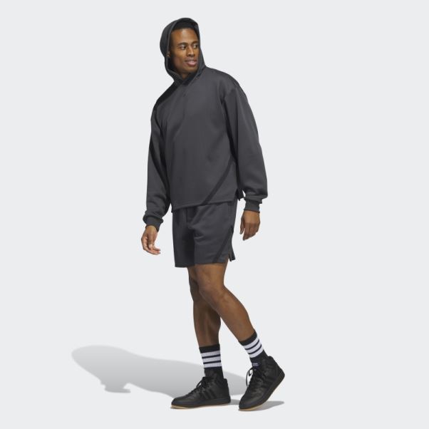 Sweat à Capuche Adidas Select Carbone