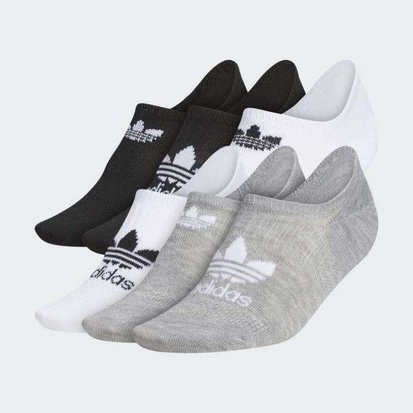 Chaussettes Grises Classiques Superlite Super Invisibles 6 Paires Adidas