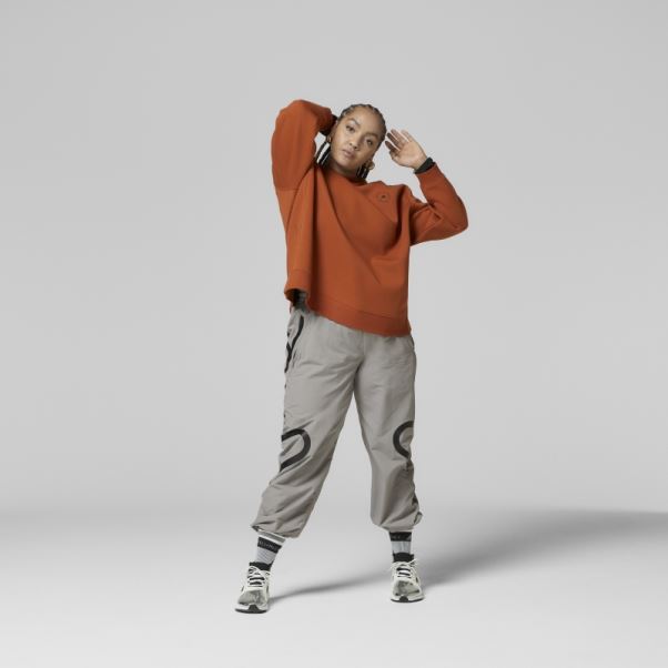 Sweat Adidas By Stella Mccartney Sc Brique Brûlée