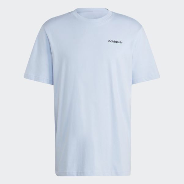 Adidas Aventure Montagne Dos Tee Bleu Aube Mode