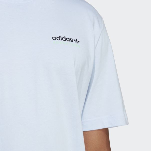 Adidas Aventure Montagne Dos Tee Bleu Aube Mode