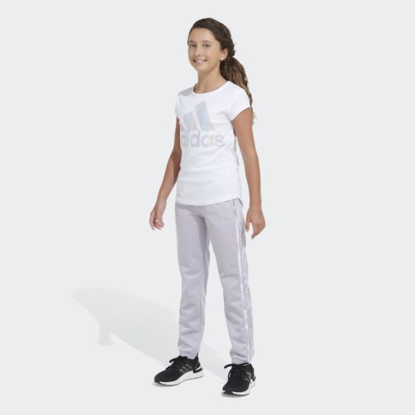 Adidas Print 3-stripes Tricot Jogger Violet Teinte