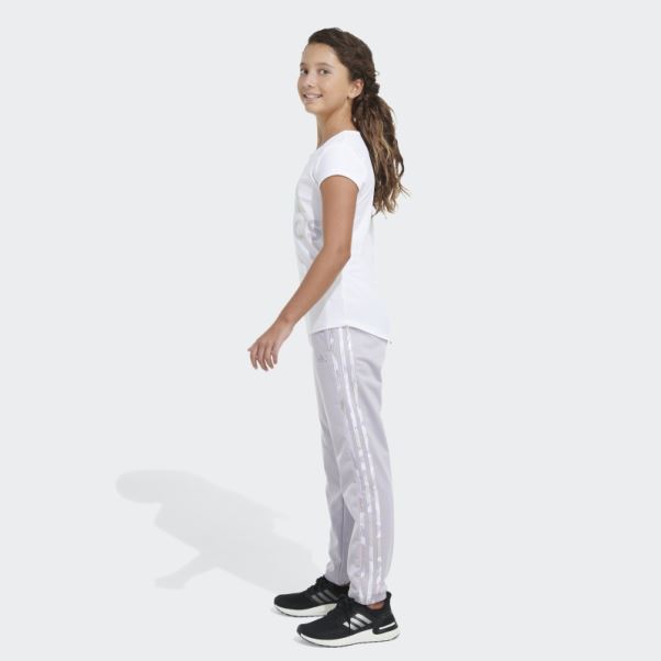 Adidas Print 3-stripes Tricot Jogger Violet Teinte