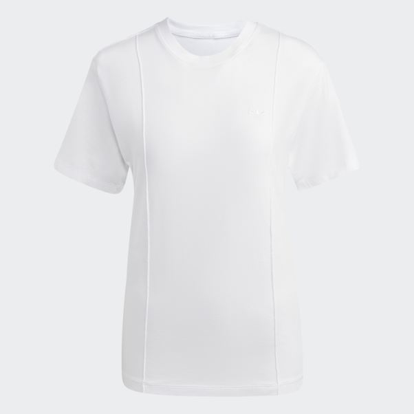 T-shirt Premium Adidas Blanc Essentiel