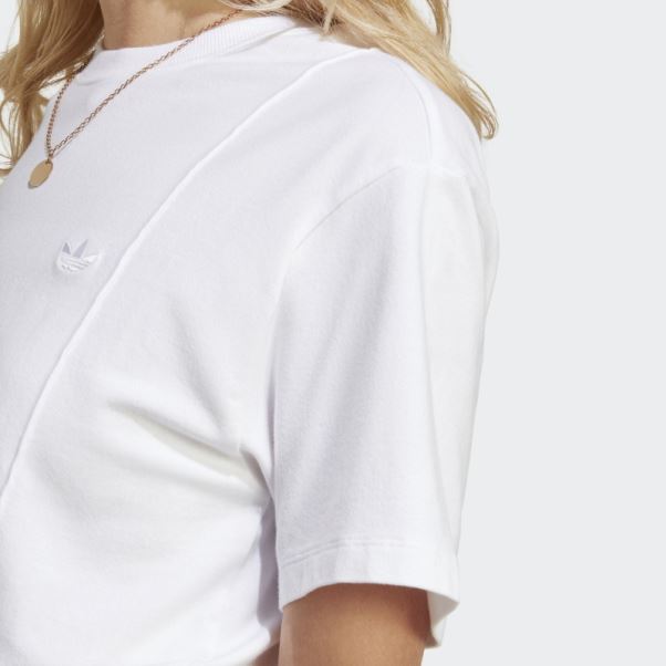 T-shirt Premium Adidas Blanc Essentiel