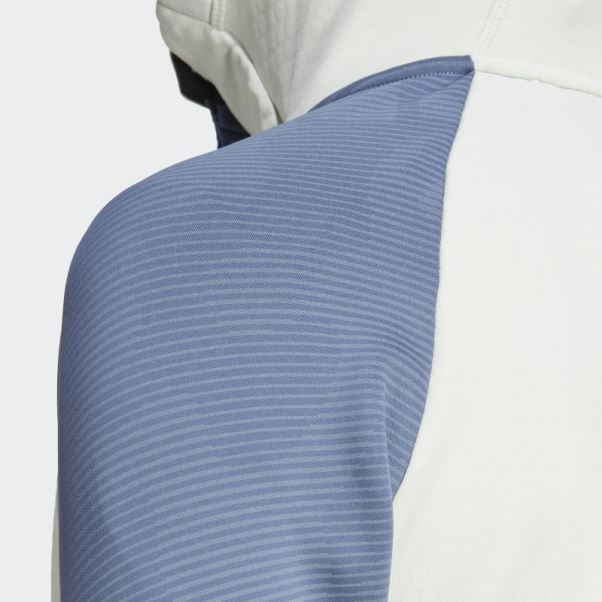 Veste Polaire De Randonnée à Capuche Terrex Tech Flooce Adidas Vert