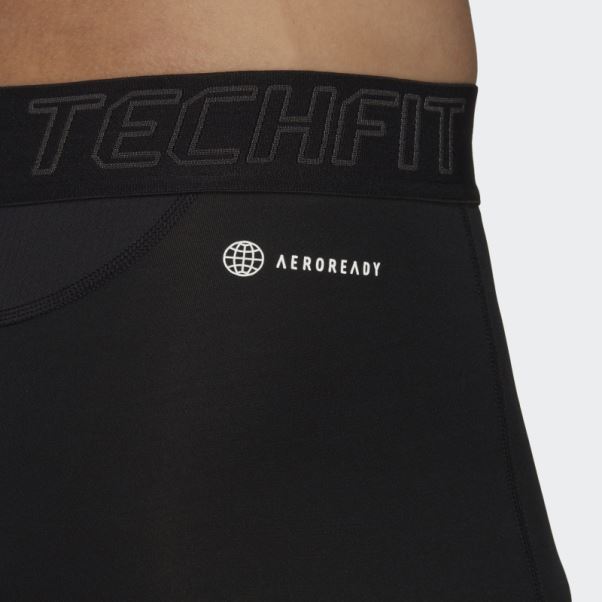 Collant Long Adidas Techfit Aeroready Training Noir