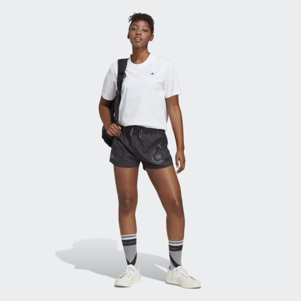 Adidas By Stella Mccartney Short De Course Truepace Noir Chaud