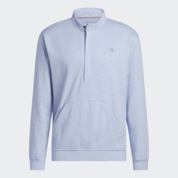 Pull Adidas Go-to 1/4-zip Bleu Aube