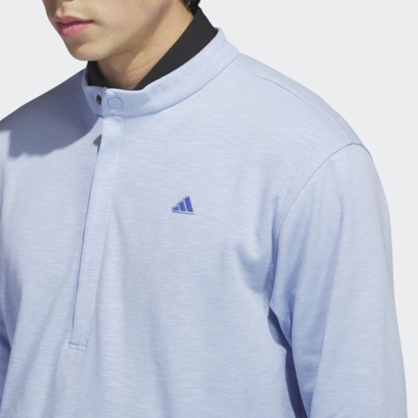 Pull Adidas Go-to 1/4-zip Bleu Aube