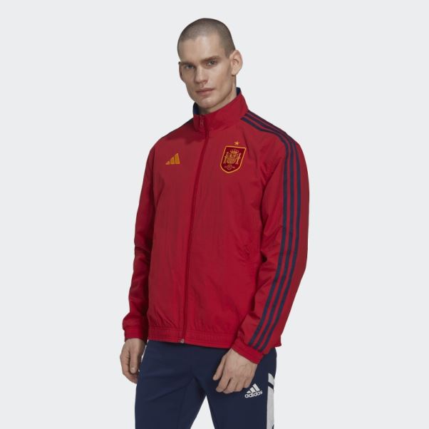 Veste Hymne Espagnole Adidas Rouge