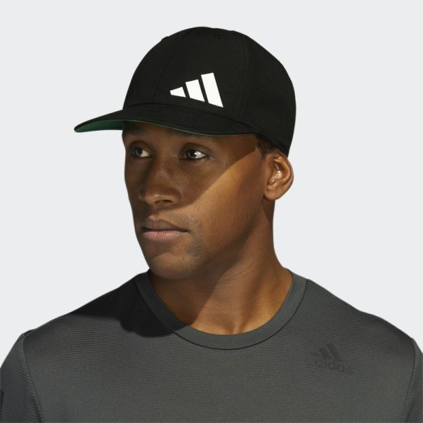 Casquette Snapback 3-bar Offset Noir Adidas