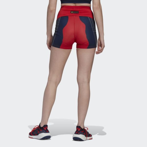 Marimekko Run Icon Short Cycliste Rouge Luxuriant Adidas