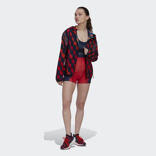 Marimekko Run Icon Short Cycliste Rouge Luxuriant Adidas