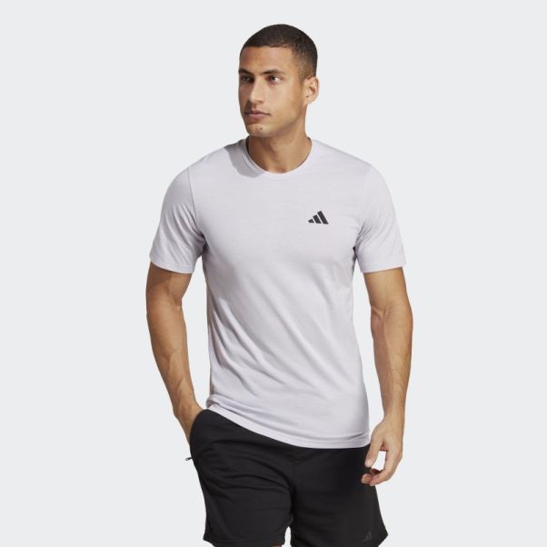 Adidas Train Essentials Feelready T-shirt D'entraînement Aube Argentée