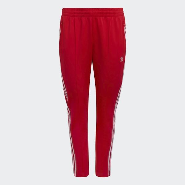 Pantalon De Survêtement Adidas Rouge Primeblue Sst (taille Plus)