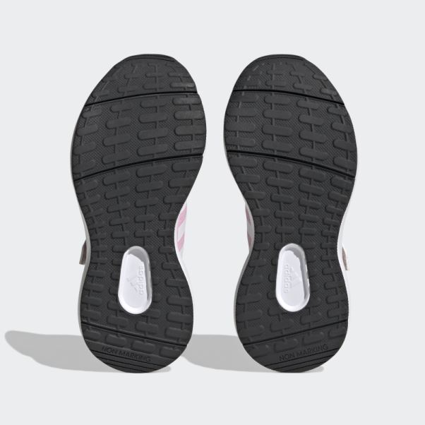 Fortarun 2.0 Cloudfoam Elastic Lace Top Strap Chaussures Adidas Gris