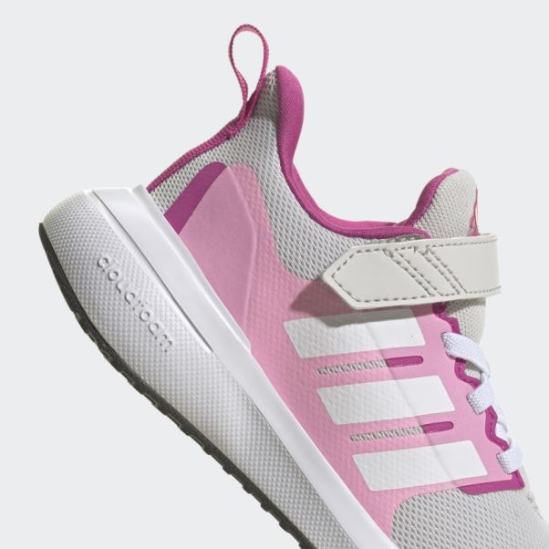 Fortarun 2.0 Cloudfoam Elastic Lace Top Strap Chaussures Adidas Gris
