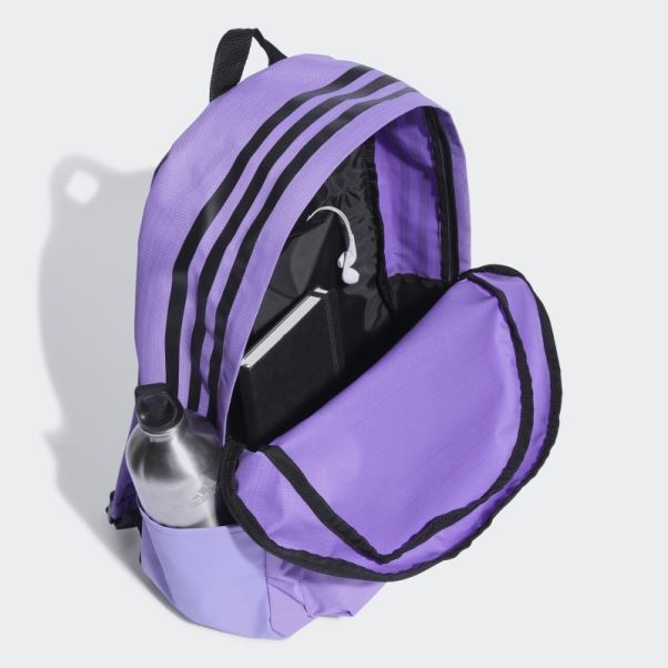 Sac à Dos Adidas Violet Classique à 3 Bandes