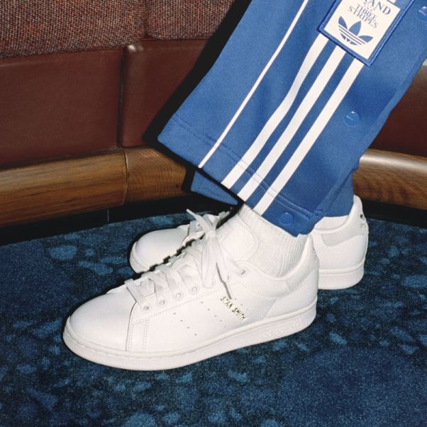 Chaussures Adidas Stan Smith Argent Chaud