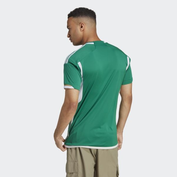 Maillot Extérieur Algerie 22 Vert Gras Adidas