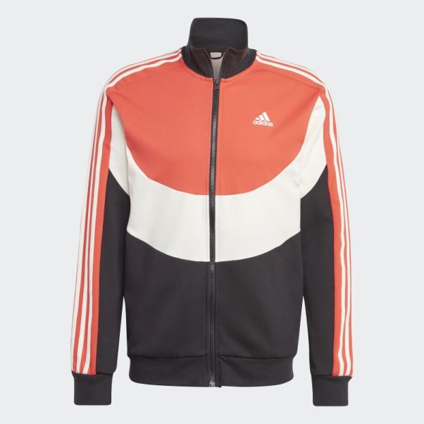 Survetement Color Block Rouge Adidas