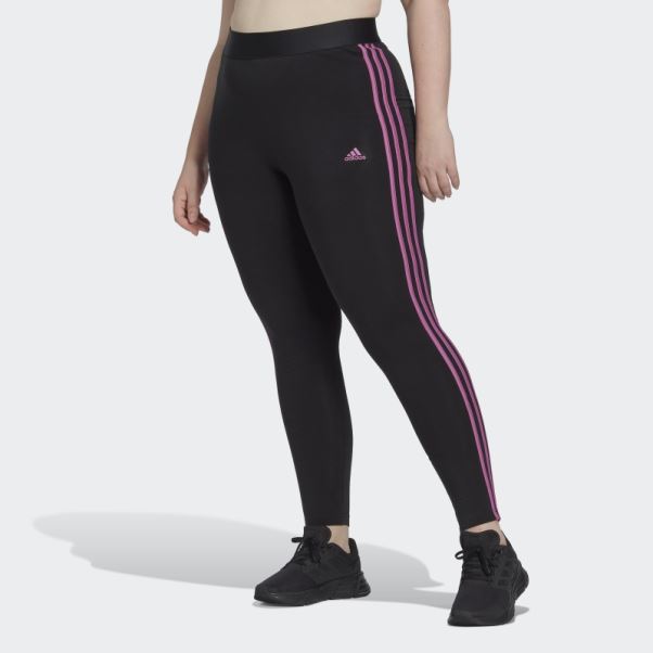 Legging Adidas Essentials 3-stripes (grande Taille) Lilas