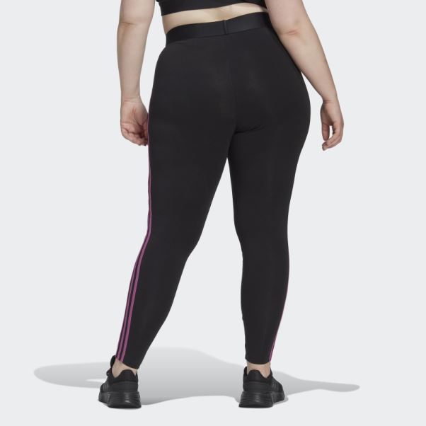 Legging Adidas Essentials 3-stripes (grande Taille) Lilas