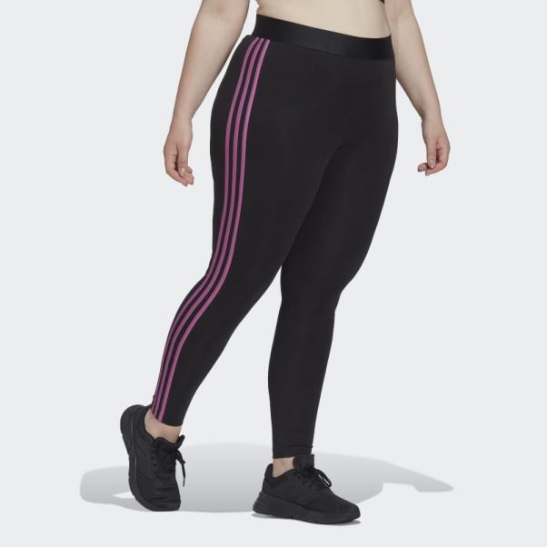 Legging Adidas Essentials 3-stripes (grande Taille) Lilas