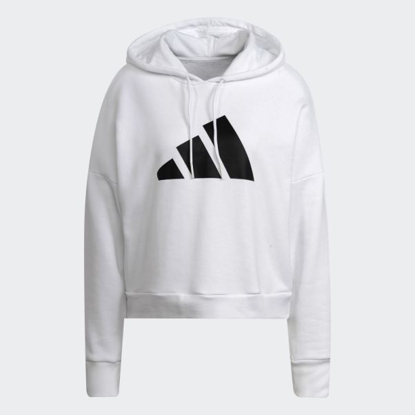Sweat à Capuche Adidas Sportswear Future Icons Blanc