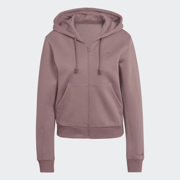 Sweat à Capuche Zippé En Polaire All Szn Violet Adidas