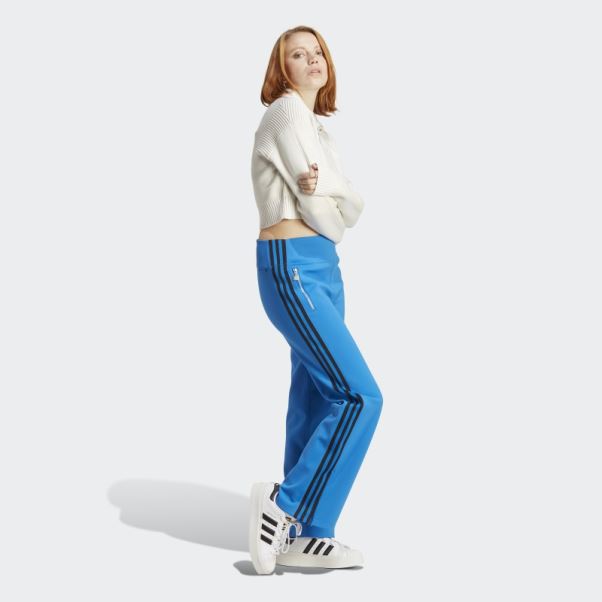 Veste De Survêtement En Maille Version Bleu Blanc Adidas