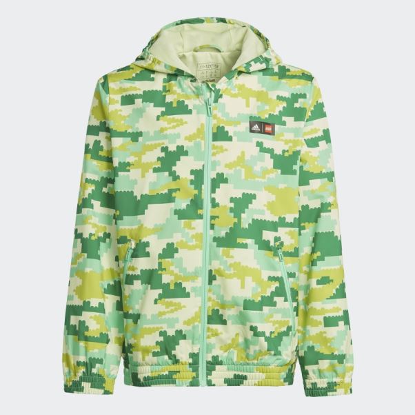 Coupe Vent Adidas X Lego Play Vert Chaud