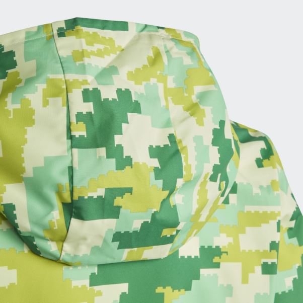 Coupe Vent Adidas X Lego Play Vert Chaud