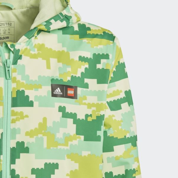 Coupe Vent Adidas X Lego Play Vert Chaud