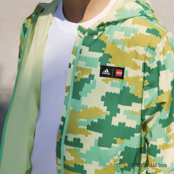 Coupe Vent Adidas X Lego Play Vert Chaud