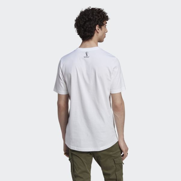 T-shirt Coupe Du Monde Fifa 2022 Allemagne Blanc Adidas Mode