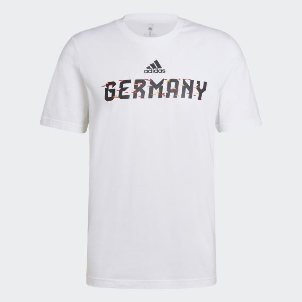 T-shirt Coupe Du Monde Fifa 2022 Allemagne Blanc Adidas Mode