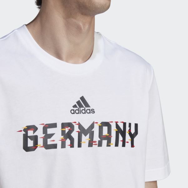 T-shirt Coupe Du Monde Fifa 2022 Allemagne Blanc Adidas Mode