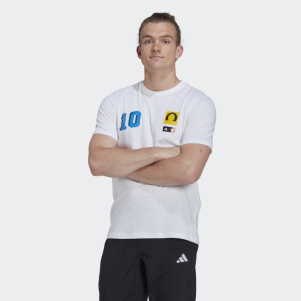 T-shirt Graphique Adidas X Lego Football Blanc
