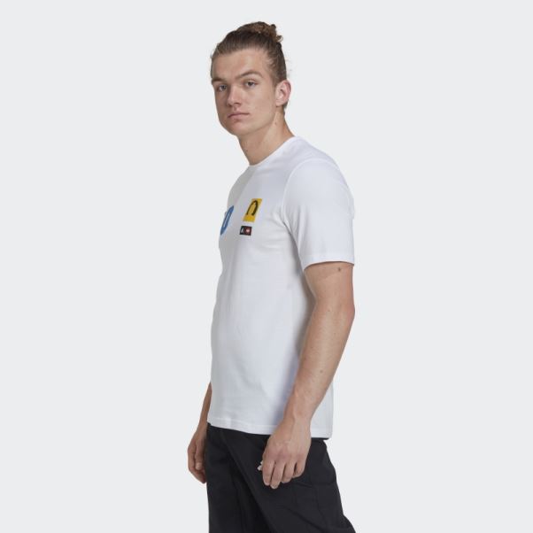 T-shirt Graphique Adidas X Lego Football Blanc