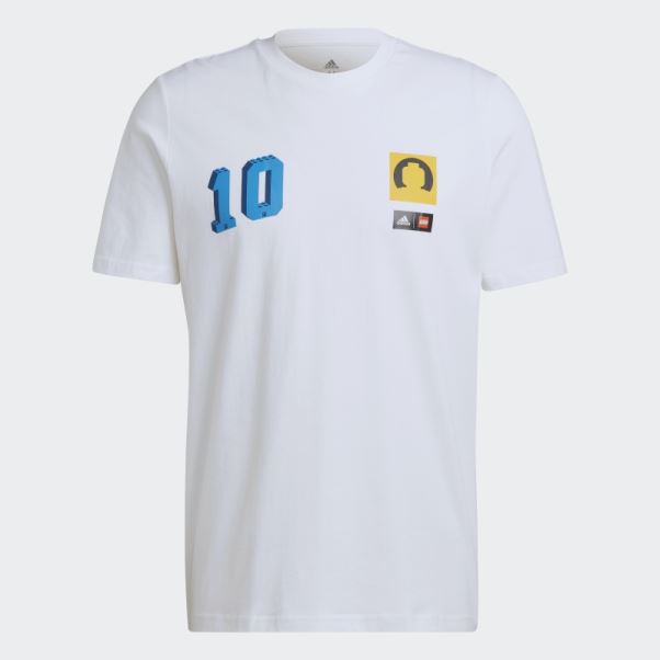T-shirt Graphique Adidas X Lego Football Blanc