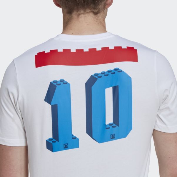 T-shirt Graphique Adidas X Lego Football Blanc